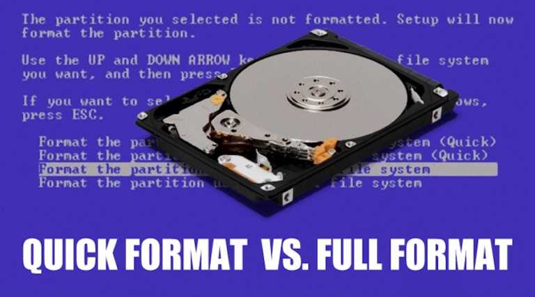 Difference Between Quick Format And Full Format — Which One Should I Use?